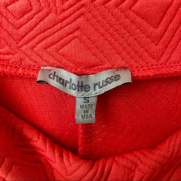 Charlotte Russe Watermelon Pink Skirt Size Small - Picture 4 of 6